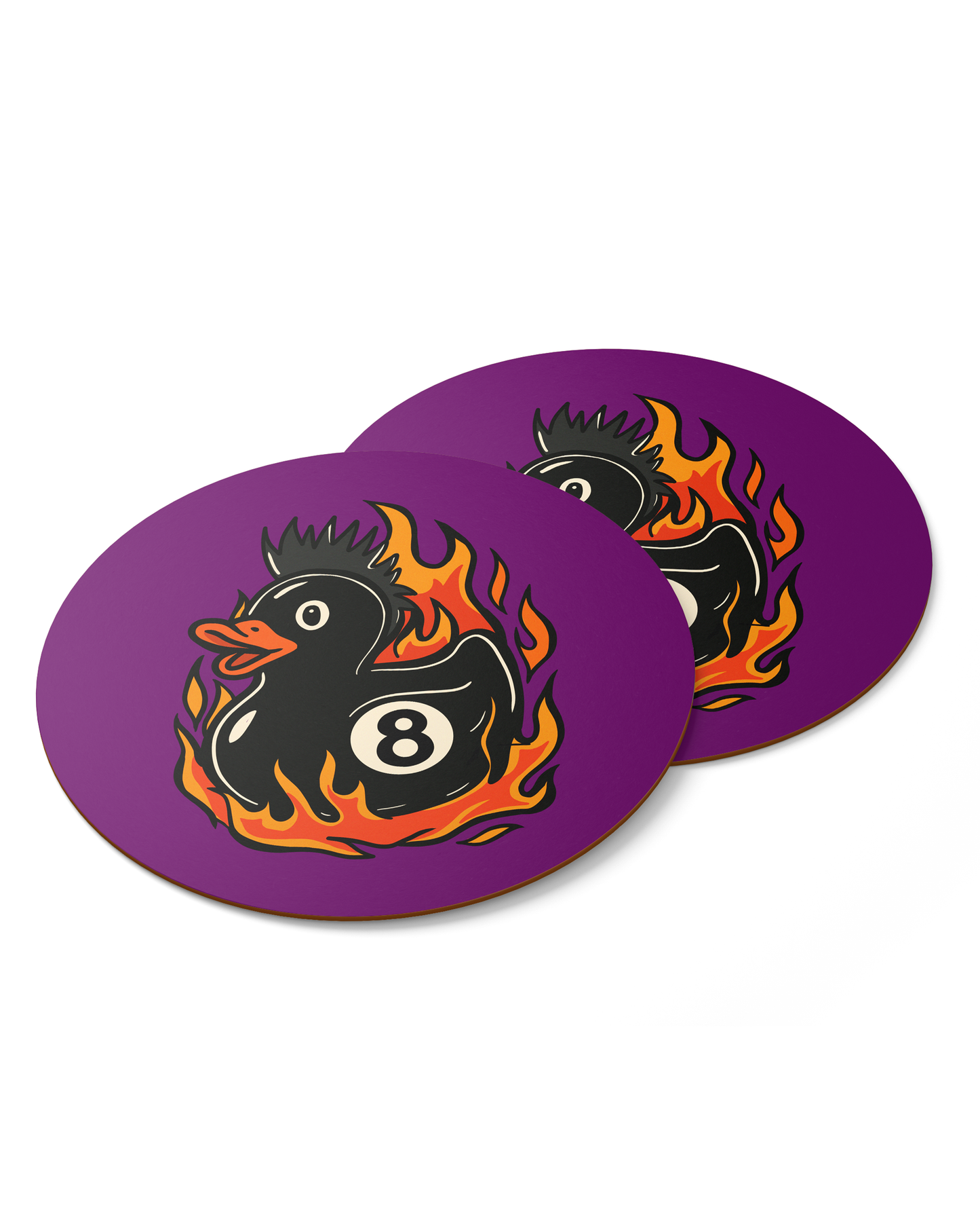 8 Ball Duck Coasters