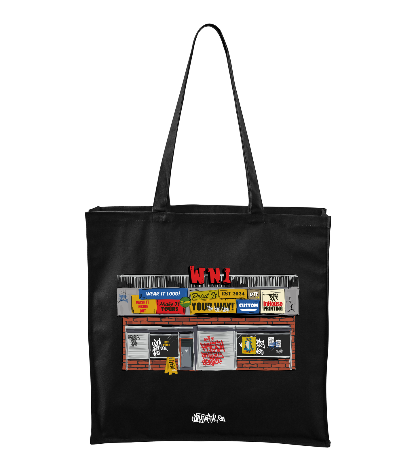 print house tote bag